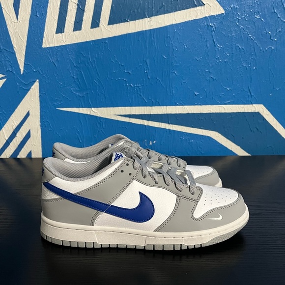 Nike Dunk Low Wolf Grey Royal - Picture 5 of 5